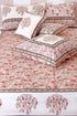 20s Cotton Cushion Cover in Block Print with Piping